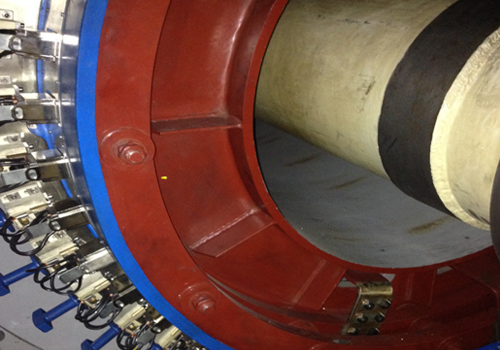 臥式水輪發電機刷架及碳粉收集裝置